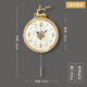 銅大師2025新款現代輕奢黃銅貝殼鐘表掛鐘客廳家用靜音掛表歐式掛墻時(shí)鐘 32CM鑲鉆邊-數鉆貝殼盤(pán)-電波機芯