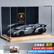 辰望良品蘭博基尼毒藥車(chē)模大牛LP700仿真合金汽車(chē)模型跑車(chē)520生日禮物男 Veneno-銀+實(shí)木背景展示盒