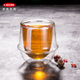 Kinto 雙層玻璃杯日本進口茶杯家用防燙水杯牛奶杯隔熱咖啡杯 透明 350ml
