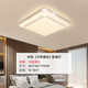 雷士照明（NVC）led吸頂燈水晶臥室燈燈具簡(jiǎn)約現(xiàn)代輕奢風(fēng)客廳碧月滿天星 【碧月方】48瓦48.5cm三色