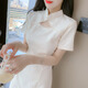 燕潯中國風(fēng)改良版旗袍連衣裙女裝夏裝2025年新款年輕款少女復(fù)古小個子 杏色 M (建議100-110斤)
