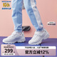 Skechers斯凱奇學(xué)生童鞋熊貓鞋男女童運(yùn)動(dòng)鞋老爹鞋魔術(shù)貼休閑跑鞋996212L