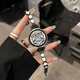 方哲品牌原裝適用華為gt4/gt5表帶新款watch4pro/3pro/2pro四葉貝母金屬表鏈gt3時(shí)尚女士款Watch5表帶 四葉貝母鏈【黑色】白貝快拆卡扣 華為GT6/GT5【41MM表盤(pán)】18