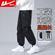 回力休閑褲男寬松直筒印花工裝褲子男秋季闊腿舒適百搭長(cháng)褲男褲