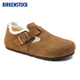 BIRKENSTOCK勃肯德國進口男女款絨面保暖London Shearling毛毛鞋 棕色窄版1014963 39