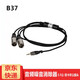 音王（Soundking） 音頻噪音隔離線抗干擾音頻線電腦一分二3.5轉(zhuǎn)3.5雙蓮花大二芯卡農(nóng)公 3.5轉(zhuǎn)雙卡儂公1.5m QRP-B37