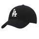 美職棒（MLB）官方男女帽子軟頂棒球帽休閑鴨舌帽戶(hù)外運(yùn)動(dòng)夏季遮陽(yáng)帽七夕節(jié)禮物 洛杉磯道奇隊(duì)/黑色/66 均碼 F