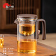 品一恒飄逸杯泡茶壺茶水分離家用泡茶神器磁吸泡茶器玻璃過濾沖茶壺茶具 小蠻腰無桿磁吸飄逸杯 720ml