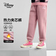 迪士尼（DISNEY）童裝兒童女童搖粒絨保暖抗靜電加絨加厚長(zhǎng)褲24冬DB441ME22粉130