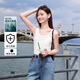 香影（xiangying）【抗菌】吊帶小背心女2025春夏新款外穿圓領(lǐng)無(wú)袖打底內搭上衣 白色 S