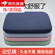 鹿色記憶棉學(xué)生坐墊辦公室椅子椅墊久坐學(xué)生教室專用屁股墊板夏季坐墊 坐墊灰藍(lán)(35*35*3.5cm)