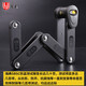 LJ 臺灣立兆八節(jié)折疊鎖自行車鎖具合金鋼電動車鎖防盜摩托車鎖山地車配件公路單車裝備 鏈條鎖抗液壓剪 黑色