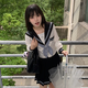 神北JK 原創(chuàng) 北櫻 制服水手服套裝裙正版日系基礎(chǔ)款中間服百褶短裙女 （北櫻）水藍(lán)色長(zhǎng)袖+短裙+金魚(yú)結(jié) M