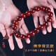 蘇小北印度小葉紫檀手串手持念珠檀香木文玩珠串念佛男女生日情人節(jié)禮物 2.0*18顆+1顆佛塔三通 佛字背云