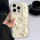 秒揚 滴膠愛心蝴蝶結適用iphone14pro蘋果15手機殼新款13promax全包鏡頭12硅膠防摔 滴膠-透明邊 珍珠蝴蝶結 iPhone 13