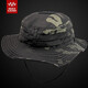 MAXGEAR鹖冠 奔尼帽戶外遮陽防風(fēng)防曬騎行登山帽釣魚帽遮陽帽 暗夜黑 XL