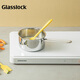 Glasslock小奶鍋304不銹鋼寶寶輔食鍋家用嬰兒小煮鍋煎煮湯鍋帶蓋 奶鍋 14cm