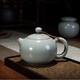 象運(yùn)福天青色汝窯茶壺西施壺開片可養(yǎng)金絲鐵線陶瓷茶器功夫茶具泡茶壺 汝窯西施茶壺