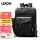 樂(lè )上（LEXON）電腦包雙肩包15.6/16英寸筆記本商務(wù)大容量旅行男士背包書(shū)包黑色