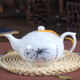 杰藝陶瓷茶壺單個(gè)功夫茶具泡茶壺青花瓷茶具大號(hào)功夫茶壺250ml功夫茶沖茶器泡茶器 青花茶壺【玉影荷香】
