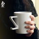 九土ins北歐馬克杯女輕奢簡(jiǎn)約個(gè)性牛奶杯咖啡杯陶瓷情侶杯子定制logo