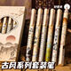【開學(xué)必備】咔巴熊 直液式中性筆全針管黑色0.5mm 高顏值國(guó)風(fēng)學(xué)生速干考試刷題筆 國(guó)風(fēng)雅頌6支裝