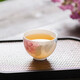 千紅窯陶瓷功夫茶杯單個(gè)主人杯家用手繪釉下五彩主人杯單杯小杯醴陵瓷器