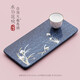 茶大師臺灣鶯歌鎮龜鳥(niǎo)燒干泡盤(pán)黑檀實(shí)木茶盤(pán)茶海茶具茶臺黑烏金石頭陶藝 水仙花咲藍釉干泡盤(pán)