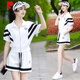 皮爾卡丹（pierre cardin）2025夏新款女士運(yùn)動(dòng)服套裝休閑洋氣小個(gè)子短袖短褲跑步兩件套 白色 2XL (建議130斤-145斤)