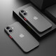 今舞 適用蘋果16手機(jī)殼iphone16promax保護(hù)套16plus鏡頭全包邊16pro男女款膚感磨砂硅膠軟邊防摔硬殼套 黑色 iPhone 16