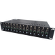 常臻 2U/3U/4U16槽雙電源機架2U14槽光纖收發(fā)器機箱 光端機專(zhuān)用機箱雙電源4U16槽插卡式光端機機箱 2U14槽機架|TP收發(fā)器專(zhuān)用5.5*2.1小接口