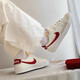 耐克（NIKE）女鞋2025春秋季新款運(yùn)動(dòng)鞋Blazer開(kāi)拓者低幫板鞋輕便休閑鞋 DX6064-161帆白紅鉤子 36.5