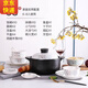 碗碟套裝家用景德鎮(zhèn)歐式骨瓷碗筷陶瓷器吃飯?zhí)淄氡P子中式砂鍋組合餐具小沙鍋耐高溫煲湯鍋 明火煲燉鍋 砂鍋 閨蜜砂鍋套裝58件