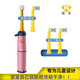 紐樂(lè )電池款360度雙面立體旋轉式兒童電動(dòng)牙刷3-14歲軟毛小刷頭卡通寶寶專(zhuān)用 NY500 粉色7-14歲4刷頭