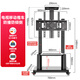 電視推車(chē)商顯平板一體機落地移動(dòng)展示掛架免打孔立式增高支架帶輪 32-65英寸帶雙托盤(pán)
