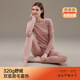 頂瓜瓜頂呱呱秋衣秋褲女棉舒絨中厚保暖內衣女棉毛衫套裝云檀香女170