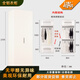 錦昂（jinang） 全鋁衣柜開門家用臥室收納簡約環(huán)保健康鋁合金家具儲物成品衣廚 【肌膚白】90 B 款