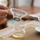 左茗右器玻璃茶濾茶漏器 泡茶器茶濾網(wǎng) 功夫茶道茶具配件公道杯過(guò)濾 玻璃-秋葉茶濾