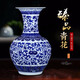 loyo 景德鎮(zhèn)陶瓷器手繪仿古青花瓷花瓶大號落地 中式家居客廳插花電視柜玄關裝飾品擺件工藝品瓷瓶 特大號手繪富貴蓮賞瓶（高度76CM）+大師手繪