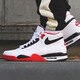 耐克（NIKE）官方艦店男鞋 夏季款運(yùn)動(dòng)鞋AJ4兄弟款緩震籃球鞋休閑鞋子跑步鞋子 白/黑/大學(xué)紅/AJ4兄弟款/主推 40.5