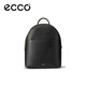愛(ài)步（ECCO）印花雙肩背包 灰褐色商務(wù)包包 中號雙肩包9107799 HL 黑色910779990000