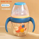 日康日康PPSU新生兒奶嘴奶瓶7cm寬口奶瓶帶手柄180ml 300ml N1046藍色（M號奶嘴） 180ml