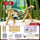 貝昔竹節(jié)人六年級關(guān)節(jié)可動雙人對戰(zhàn)玩具竹子人兒童桌游對戰(zhàn)玩具男女孩 雙人對戰(zhàn)-2支裝【送收納盒】
