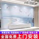 北歐電視墻背景墻壁紙墻布客廳8D海鷗沙灘壁畫(huà)沙發(fā)臥室影視墻壁布 (定制)無(wú)縫18D凹凸壓紋/平方