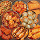海盈養麻辣爆頭八爪魚(yú)海鮮即食熟食罐頭麻辣八爪魚(yú)罐裝網(wǎng)紅解饞零食小吃 超值海鮮套餐【8罐】