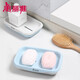 美麗雅巨無(wú)霸皂盒浴室時(shí)尚創(chuàng  )意大塊肥皂盒雙層瀝水香皂盒大號顏色隨機 