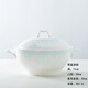 錦秋堂景德鎮骨瓷餐具 家用陶瓷器 釉下彩高腳米飯碗 單碗 荷塘月色 diy 帶蓋湯碗（湯鍋）