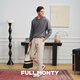 FULL MONTY【針織衛衣】男士連帽休閑毛衣2024秋冬羊毛上衣 淺灰色8904 L