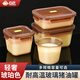 合慶高硼硅玻璃豬油罐耐高溫廚房家用調料器皿收納盒密封調料罐大容量 正方形780ML【高硼硅玻璃】