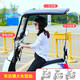佟年 電動(dòng)車(chē)摩托車(chē)擋雨棚蓬電瓶車(chē)擋風(fēng)罩塑料防曬防雨遮陽(yáng)雨傘加厚 大車(chē)型-黑色